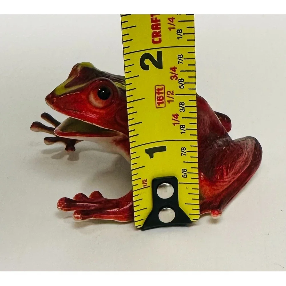 Vintage Rubber ERCG 1998 Red & Yellow Tree Frog 3
